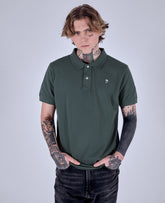 SKULL POLO GREEN